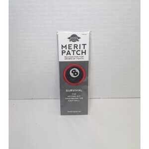 Boy Scout Staff Disorderly Goods Merit Patch Eight ball Survival Grown-Up Feats